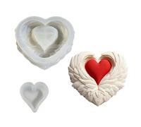 Stampi in silicone a forma cuore unici per realizzare mousse Stampi per torte Strumento decorazione per la preparazione dolci cioccolato fondente Strumento unico in silicone a forma