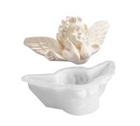 Stampi in silicone a forma di angelo - Stampi per realizzare candele a forma di angelo | Stampi per cioccolato a forma di angelo in silicone unici, stampi per candele in resina a forma di angelo alto