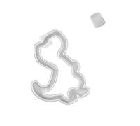 Stampi in silicone a forma di animale scavato per realizzare candelabri e stazioni di propagazione delle piante, stampi in resina epossidica per piante in silicone per uso alimentare