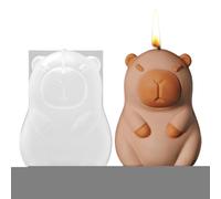 Stampi in silicone a forma di animale - Stampo 3D a forma di capibara - Adorabile stampo riutilizzabile antiaderente flessibile per budino, , gioielli, , progetti artistici, torte