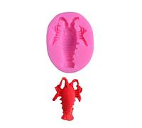 Stampi in silicone a forma di aragoste, per mousse, torte, dessert, budini, gelatine e sapone, aragoste, siliconi, dolcetti, mousse, torte, gelatine e saponi