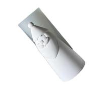 Stampi in silicone a forma di Babbo Natale per sapone, cioccolato, caramelle, torte, fondente, gesso, decorazione in resina epossidica Babbo Natale