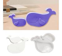 Stampi in silicone a forma di balena per realizzare sapone, caramelle, torte, fondente, cioccolato, resina epossidica