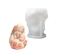 Stampi in silicone a forma di bambino madre stampi in silicone per gesso per la produzione di sapone stampo in resina epossidica fondente