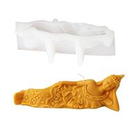Stampi in silicone a forma di Buddha, ornamento in silicone per appassionati di artigianato e buddha