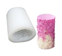 Stampi in silicone a forma di cilindro per sapone decorazione domestica arte artigianato resina epossidica progetto gesso stampi in silicone decorazione caffè