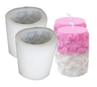 Stampi in silicone a forma di cilindro per sapone decorazione domestica arte artigianato resina epossidica progetto gesso stampi in silicone decorazione caffè