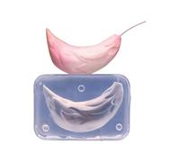 Stampi in silicone a forma di coda di peluche multi formato per modellare argilla con texture fine, perfetti per accessori cosplay rendendo piccolo stampo a coda robusta