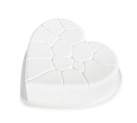Stampi in silicone a forma di cuore per creare mousse e torte, strumento di cottura per realizzare cioccolato, fondente, dessert, dessert, dessert in silicone