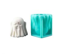 Stampi in silicone a forma di fantasma, stampi 3D in silicone a forma di fantasmi, stampo per Halloween per cioccolato, stampi in silicone a forma di fantasmi, per decorazioni per feste di Halloween