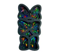 Stampi in silicone a forma di fiocco e luce a forma di paglia, stampi in resina per creare decorazioni leggere e decorare