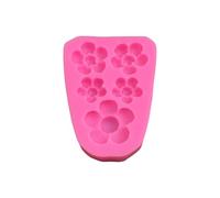 Stampi in silicone a forma di fiore con fiocco, per fondente, torte, pasticcini, cioccolato, decorazione, antiaderente, a forma di fiore