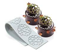 Stampi in silicone a forma di foglia, a forma di cuore, per cioccolato, cioccolato, caramelle, foglie, zucchero, decorazione per torte e cupcake (28,2 x 6,1 x 0,3 cm)