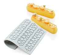 Stampi in silicone a forma di foglia, a forma di cuore, per cioccolato, cioccolato, caramelle, foglie, zucchero, decorazione per torte e cupcake (15,7 x 13,1 x 0,3 cm)