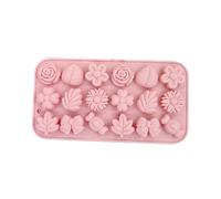 Stampi in silicone a forma di foglie di rosa e cioccolato, caramelle e torte, sapone, gelatina, candele, perfetti per dolci fai da te, Ruq352 (A, 20,6 cm)