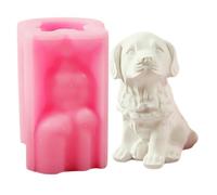 Stampi in silicone a forma di labrador, per sapone e cera di soia, fai da te, in resina epossidica, per feste, casa, cene, festività, decorazione
