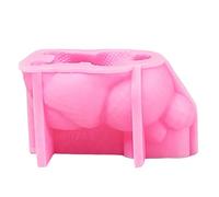 Stampi in silicone a forma di lepre, multiuso, stampo per torta a forma di animale per colata in resina, sapone e cioccolato, dessert, cottura a maglia in resina