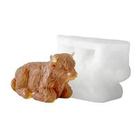 Stampi in silicone a forma di mucca | Stampo 3D riutilizzabile in silicone per aromaterapia - Stampi a forma di mucca - per casa, camera, scrivania, ufficio, scuola, dormitorio, appartamento, feste