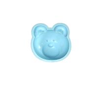 Stampi in silicone a forma di orso maiale per torte, pasticcini, pasticcini, strumenti per decorare cioccolato, fondenti, fondenti, Natale, in silicone per decorare