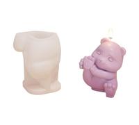 Stampi in silicone a forma di panda, stampi in silicone unici per fondente e appassionati di arte