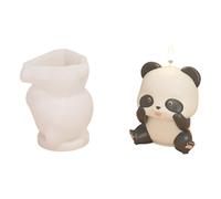 Stampi in silicone a forma di panda, stampi unici per fondente, per appassionati di arte