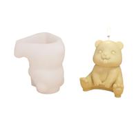 Stampi in silicone a forma di panda, stampi unici per fondente, per appassionati di arte