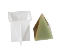 Stampi in silicone a forma di piramide, 8 forme, per artigianato, decorazioni per la casa, regali, stampi in silicone