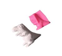 Stampi in silicone a forma di statua di dinosauro per sapone, cioccolato, caramelle, torte, fondente, gesso, decorazione in resina epossidica, stampi in silicone resistenti alle temperature