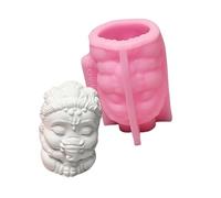 Stampi in silicone a forma di statua di leoni danzanti per resina epossidica per realizzare sapone in silicone per fondente per torte al cioccolato stampo flessibile