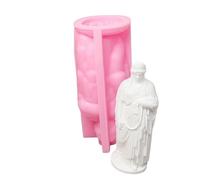 Stampi in silicone a forma di statua di signora per sapone fatto a mano in cemento gesso stampi in silicone per progetti artigianali cemento argilla resina epossidica