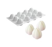 Stampi in silicone a forma di tulipani multiuso da forno per dessert flessibile efficiente robusto cucina essenziale rilascio facile set di stampi a forma di fiore