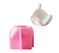 Stampi in silicone a forma di umano Candeliere Stampi Titolare Intonaci Gessi per la Decorazione Domestica Silicone Supporto a forma umana Candeliere Intonaci Stampi