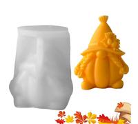 Stampi in silicone a forma di zucca 3D, riutilizzabili, per Halloween, gnomo del Ringraziamento, bomboniere, cioccolato, decorazione per la casa e le vacanze