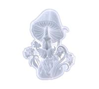 Stampi in silicone a fungo 3D Stampo in resina Grande statua che fa colata epossidica per la decorazione della porta appesa alla parete