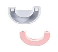 Stampi in silicone a ponte arrotolato, 2 cavità per fabbricare, B | Silicone alimentare, doppio foro, 2 cavità, per la fabbricazione di sapone, ornamento in gesso, resina epossidica