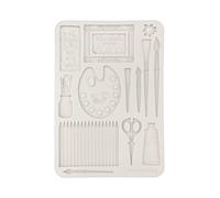 Stamperia - Silicon Mould A5 for Scrapbooks, Bullet Journals and More, Non-Stick Surface, Suitable for Air-Dry Clay, Resin and More, Perfect for Crafts and Gifting (Daisy Art, Creative Art)
