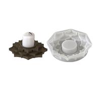 Stampi in Silicone Artigianale Per Forma Di Fiore Portacandele La Base Di Resistenza Alte Temperature Strumento Base Fatto A Mano Vassoio Fare Gli Stampi