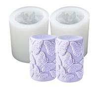 Stampi in silicone cilindrici per decorazione in gesso Cilindro intagliato Silicone Stampi per sapone Regalo di festa Forniture
