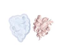Stampi in silicone dal design moderno a forma di angelo, adatti per decorazioni per la casa, 5 modelli unici Ange Mold