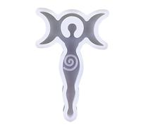 Stampi in Silicone Dea Luna Epossidica In Resina Per Keychain Portagioie Decorazione Domestica Artigianato Dea Moon Silicone