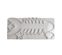 Stampi in silicone flessibile per caste di lisca di pesce per la produzione di sapone unico e decorazione in gesso con caratteristiche della finestra che fanno stampi