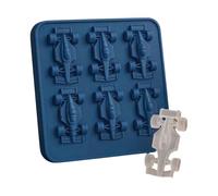 Stampi in silicone for auto da gare di formula 3D con cubo di ghiaccio for auto a 6 cavi for caramelle (blu)