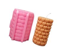 Stampi in silicone intagliati a forma di cuore per sapone a cilindro in resina epossidica