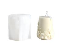 Stampi in silicone intagliati a forma di fiore di vite per resina epossidica Cilindro di fiori Stampi in silicone per sapone Decorazione domestica fatti a mano