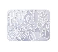Stampi in silicone irregolari 3D Stampo in resina epossidica per collana in resina per orecchini portachiavi ciondolo strumenti per gioielli