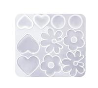 Stampi in silicone irregolari 3D Stampo in resina epossidica per collana in resina per orecchini portachiavi ciondolo strumenti per gioielli