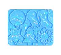 Stampi In Silicone Olografici Luce E Ombra Resina Fiocco Neve Fascino Stampo Portachiavi Fai-da-te Gioielli Natale Orecchini Fai-da-te Stampo Epossidico Ornamenti Personalizzati