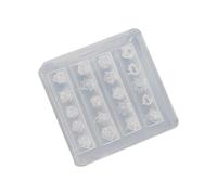 Stampi in silicone per arte 3D Stampi per modelli a tema Bowknot Texture in silicone per manicure per estetisti Studenti Modelli per unghie in rilievo riutilizzabili