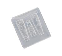 Stampi in silicone per arte 3D Stampi per modelli a tema Bowknot Texture in silicone per manicure per estetisti Studenti Modelli per unghie in rilievo riutilizzabili