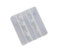 Stampi in silicone per arte 3D Stampi per modelli a tema Bowknot Texture in silicone per manicure per estetisti Studenti Modelli per unghie in rilievo riutilizzabili